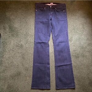 H&M Low Rise Dark Denim Stretch Straight Cut Jeans - Size 26